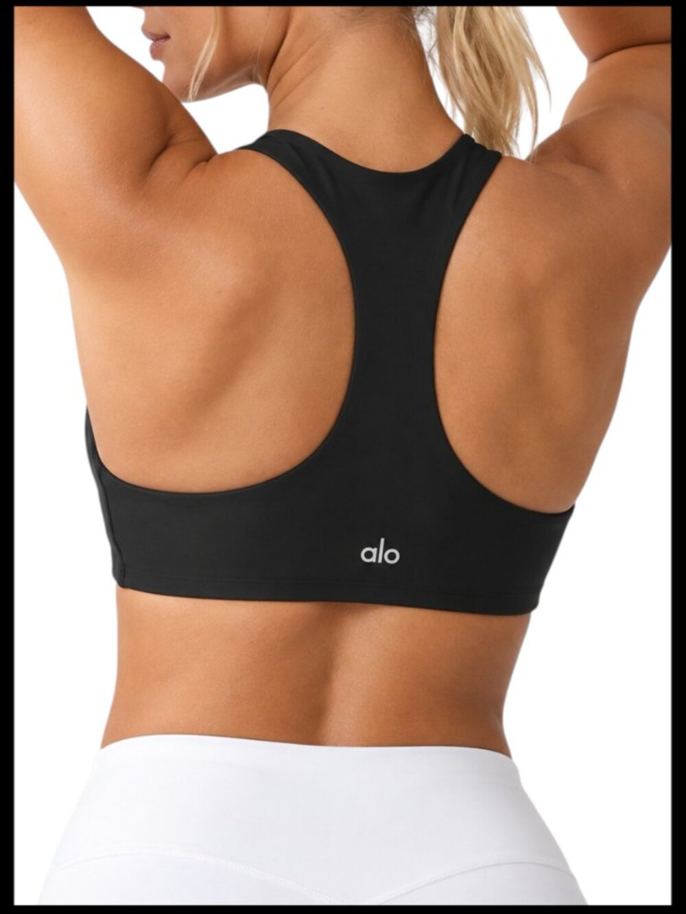 Alo Yoga Airlift Advantage Racerback Sports Bra High Compression Size M